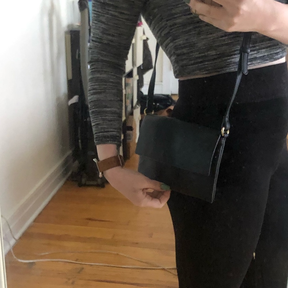 Small black crossbody bag